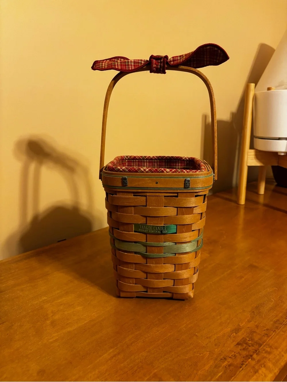Signed 2009 Longaberger Yankee Candle Basket Festival Basket Set